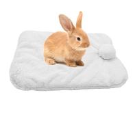 Bunny Bed - Warm Cotton Lined Mat | Soft Plush Pet Sleeping Cushion, Comfortable Cold Resistant Bed, Warm Mat for Puppy, Small Animals, I