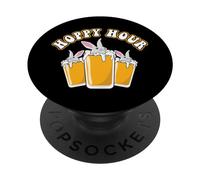 Bunny Beer Lover Happy Easter Sunday Egg Easter Drinking PopSockets Adhesive PopGrip