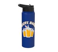 Bunny Beer Lover Happy Easter Sunday Egg Easter Drinking Stainless Steel Insulated Water Bottle