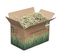 Bunny Bistro Premium Canadian Timothy Hay 4kg Box | Natural Feeding Hay for Rabbits, Guinea Pigs & Small Animals, High in Fibre, Dental Care, Dust Extracted Bedding, Eco-friendly Packaging
