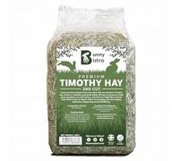 Bunny Bistro Premium Super Soft Timothy Hay 2nd Cut 1kg | Natural UK Grown Feeding Hay for Rabbits, Guinea Pigs & Small Animals, High in Fibre, Dental Care, Dust Extracted, Eco-friendly