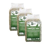 Bunny Bistro Premium Super Soft Timothy Hay 2nd Cut 3kg | Natural UK Grown Feeding Hay for Rabbits, Guinea Pigs & Small Animals, High in Fibre, Dental Care, Dust Extracted, Eco-friendly