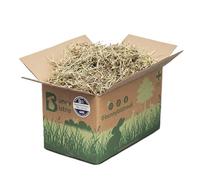 Bunny Bistro Premium Timothy Hay 1st Cut 4kg Box | Natural UK Grown Feeding Hay for Rabbits, Guinea Pigs & Small Animals, High in Fibre, Dental Care, Dust Extracted Bedding, Eco-friendly Packaging