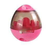 Bunny, Boredom Buster Ends Chewing and, Encourages Exercise, Interactive Puzzle Feeder Ideal for Puppy, Small Dog Breeds, Pocket Pet, Rabbits, Rats, and Hamsters, 4.6” YzM806 (Red, 10x10x11.7cm)