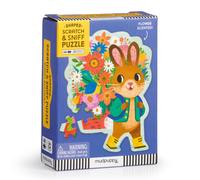 Bunny Bouquet 48 Piece Scratch & Sniff Shaped Mini Puzzle