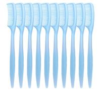 Bunny Brush - ABS 9 cm, 10-Piece Grooming Comb Set | Hamster Comb, Ferret Grooming Tool, Gentle Care, Sensitive Skin, Daily Coat Cleaning For Small Pets, Indoor Use, Home, Tiny Animal Accessory