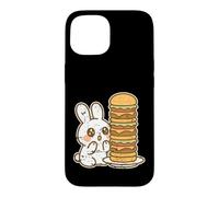 Bunny Burger Tower Cartoon Case for iPhone 15