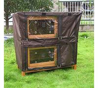 BUNNY BUSINESS 36" Hutch Cover for BB-36-DH-TR & BB-36-DDL Rabbit Hutch Cover Covers DARK BROWN