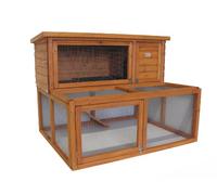 BUNNY BUSINESS 4ft Drop Hutch and Run Rabbit/Guinea hutches runs BB-48-DRH Includes Deluxe Cover