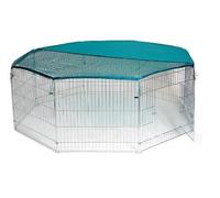 Bunny Business 8-Panel Playpen with Free Safety Net,60x60x8cm Extra Large