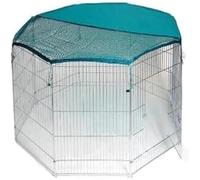 BUNNY BUSINESS 8 Panel Rabbit Guinea Pig Play Pen Outdoor Indoor Rabbit Run Rabbit Playpens XL 55" x 55"