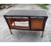 BUNNY BUSINESS Rabbit Hutch Covers over 20 Types Rabbit Hutches Rabbit Run Cover (BB-48-SI),Brown,L:1220 x D:500 x H:755 mm (Pack of 1)