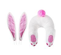 Bunny Butt & Ears for Wreath - Easter Bunny Wreath Fastener Kit Bunnyy But Wrreath | Hanging Welcome Sign Outdoor Indoor 3 Pieces Easter | Harbour