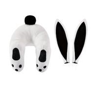 Bunny Butt Wreath Kit - 3 Pieces Easter Ears Attachment, Adorable | Cute Cartoon Front Door Farmhouse Window Porche Decoration Accessory Spring Holiday Ornament Piece Case Set