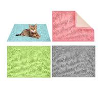 Bunny Cage Liner,4-Piece Washable Reusable Absorbent - Hamster Cage Mat Potty Pad | for Potty Training Play Rest Chinchilla Ferret Mouse Indoor Playpens