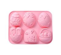 Bunny Candle Molds | Silicone - Handmade Rabbit Soap Mold, Non-Stick, Flexible Tray for Easter Baking | Gummy Cupcake Fudge Candy Jelly Pastry Design, Making Machine