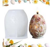 Bunny Candle - Silicone | Easter Egg | Rabbit Candle For Spring, Easter, Cake And Fondant Decoration, Chocolate, DIY Crafts, Home And Holiday Use, Creative Bakery