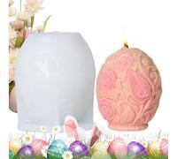Bunny Candle - Silicone | Easter Egg | Rabbit Candle For Spring, Easter, Cake And Fondant Decoration, Chocolate, DIY Crafts, Home And Holiday Use, Creative Bakery