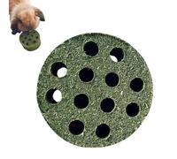 Bunny Chew Toys - Natural Timothy Hay Sticks Guinea Pig Teething Treats | Small Pet Chewable Toys for Rabbits Hamsters Chinchillas | High-Fiber Hay Cakes for Healthy Teeth & Digestive Support