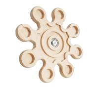 Bunny Chewing Toys,Rotating Wooden Enrichment Toys - Funny Cage Accessories, Hamster Exercise Toys for Playing, Exercise, Teeth Cleaning