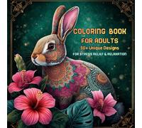 Bunny Coloring Book for Adults: Mandala Bunny Designs & Mystical Celestial Rabbits for Relaxation and Stress Relief
