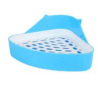 Bunny Corner Cat Litter Tray, Potty Trainer for Small Animals, Rabbit Cage, Cat Box with Removable Tray for Small Animals, Rabbits, Guinea Pigs