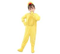 Bunny Costume for kids,4 Pcs Rabbit Fancy Dress Costume with Ears,Paws,Gloves,Onesie,Rabbit Animal Plush Set Onesie for 3 4 Years Child Easter Christmas Halloween Cosplay Onepiece Costume (Orange)