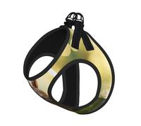 Bunny Cute Print Pet Leash Vest Soft Adjustable Step in Puppy Vest Outdoor Walking with Leash