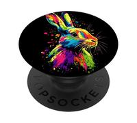 Bunny Design Rabbit Brown Hare Cute Bunnies PopSockets Adhesive PopGrip