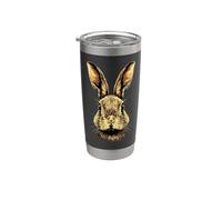 Bunny Design Rabbit Brown Hare Cute Bunnies Stainless Steel Insulated Tumbler