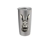 Bunny Design Rabbit Brown Hare Cute Bunnies Stainless Steel Insulated Tumbler