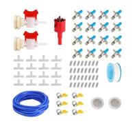 Bunny Drinking System, 16-Piece Chicken Drinking Set with 10 Metre Hose, Leak-Proof Pet Drinker Set for Cage, , Ferret, Poultry, Small Animals Drinking