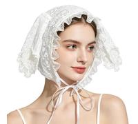 Bunny Ear Hat Colorful Knitted Soft Plush Cute Cosplay Lace Caps