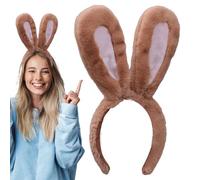 Bunny Ears Bandband - Fuzzy Bunny Ears, Easter Bunny Cosplay Headswear | Cosplay Cosplay Animal Head Piece, Fluffy Ear Hair Accessory, Cute Bunny Orees Band for Parties