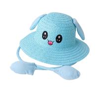 Bunny Ears Hat Cap Children Beach Hat Cartoon Cute Lightweight Trendy Sun Hat Summer Hat for Short Trips, Summer Cosplay Party, Blue