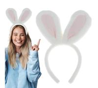 Bunny Ears Headband - Fuzzy Bunny Ears, Easter Bunny Cosplay Headpiece, Plush Cosplay Animal Head Piece, Hello Ear - Accessory, Cute Rabbit Ears Headband for Parties, Costume Decoration
