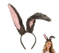 Bunny Ears Headband, Soft-Touch Easter Headband For Themed Party Birthday Headwear Cosplay Costume, Cute and Quirky