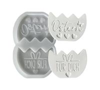 Bunny Easter Mold - Reusable Flexible Silicone, Easy Demolding, Non-Stick Design | Silicone Shapes for Holiday Spring Arts Crafts Epoxy Plaster Home Decor Family Party Favors DIY Beginners Act