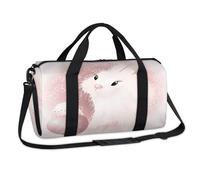 Bunny Easter Print Sports Duffel Bags Easter Rabbit Weekend Overnight Bag Casual Tote Holdall Travel Gym Luggage Duffel Bag for Kids Girls Boys Women Men