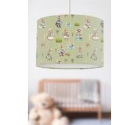 Bunny Family Lampshade Sage Green Big Little Bedrooms Green 35cm diameter x 21cm high