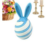 Bunny Fidget Egg, 3D Printed Relaxation Toy, Stress Relief Gadget For Kids Adults, Cute Interactive Bunny Figure Boys Girls, Fun Desktop Decor Apartment Living Room Dining Table Bookshelf