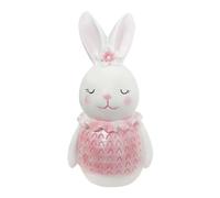 Bunny Figurines,Cute Animals Spring Embellishment - Cute Rabbits Statues Home Decoration,For Courtyard Living Room Bedroom Hallway Bookshop Party Birthday Collectors