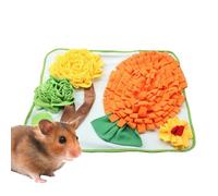 Bunny Foraging Mat - Funny Snuffle Pad,Treat Dispenser for Small Animals, Enrichment Toy for Boredom, Pet Accessories