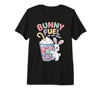 Bunny Fuel Sip Hop Repeat Cute Funny Easter Bunny Premium T-Shirt