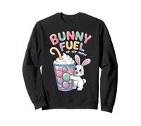 Bunny Fuel Sip Hop Repeat Cute Funny Easter Bunny Sweatshirt