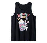 Bunny Fuel Sip Hop Repeat Cute Funny Easter Bunny Tank Top