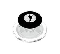 Bunny Funny Puppet Shadow Rabbit Rock Hand Inverse Shadow PopSockets PopGrip for MagSafe