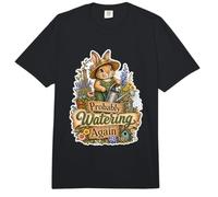 Bunny Gardener Watering Again Comfort Colors Adult Heavyweight T-Shirt