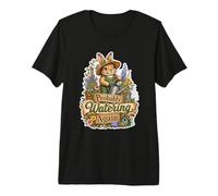 Bunny Gardener Watering Again Premium T-Shirt