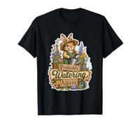 Bunny Gardener Watering Again T-Shirt